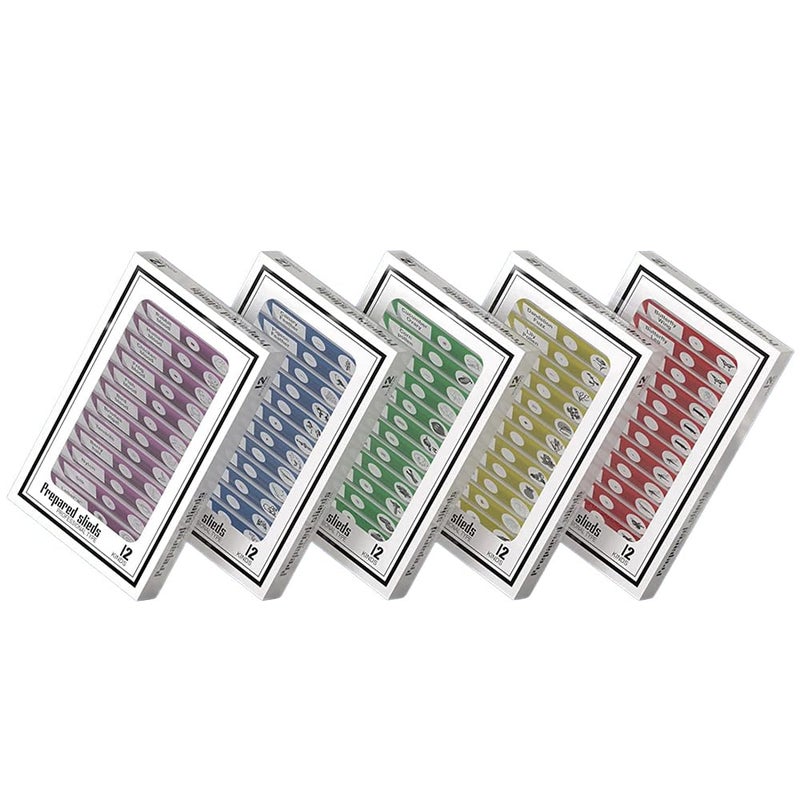 Jiusion 60Pcs Prepared Microscope Slides Specimen Animals Insects Plants Flowers Sample Biological Specimen, Stereo Microscope Slide for Kids Children Students Enlighten Education - Image 1